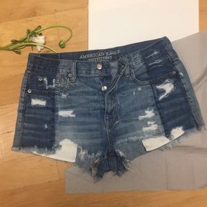 American eagle jean shorts